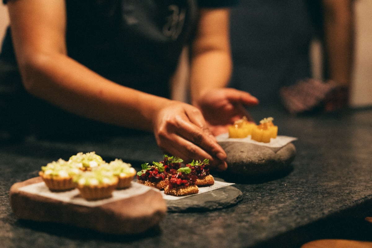 zero waste cookign at Amaya